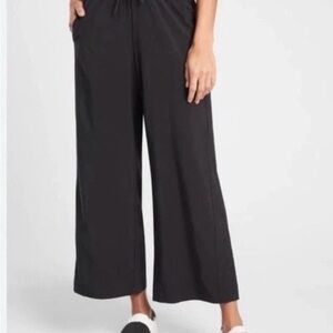 Athleta Avenue Black Wide-Leg Pants